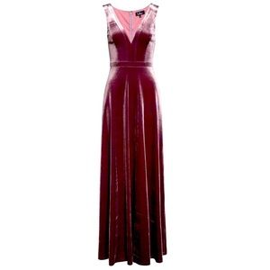NWT Lulus Velvet Velour Maxi Dress